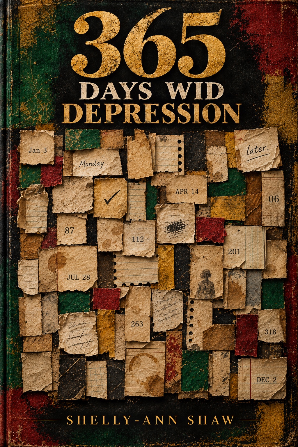 Cover of 365 Days Wid Depression by Shelly-Ann Shaw