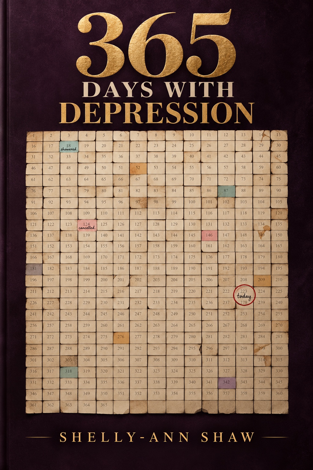 Cover of 365 Days With Depression by Shelly-Ann Shaw
